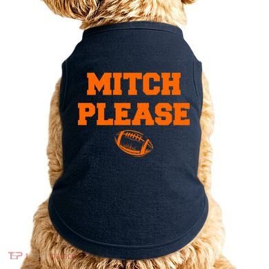 Mitch Please Football Logo Doggie Tank