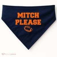 Mitch Please Football Logo USA-Made Doggie Bandana thumb 0