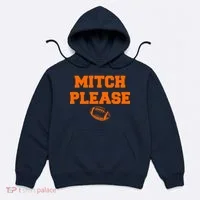Mitch Please Football Logo Hoodie thumb 0