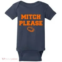 Mitch Please Football Logo Baby Bodysuit thumb 0