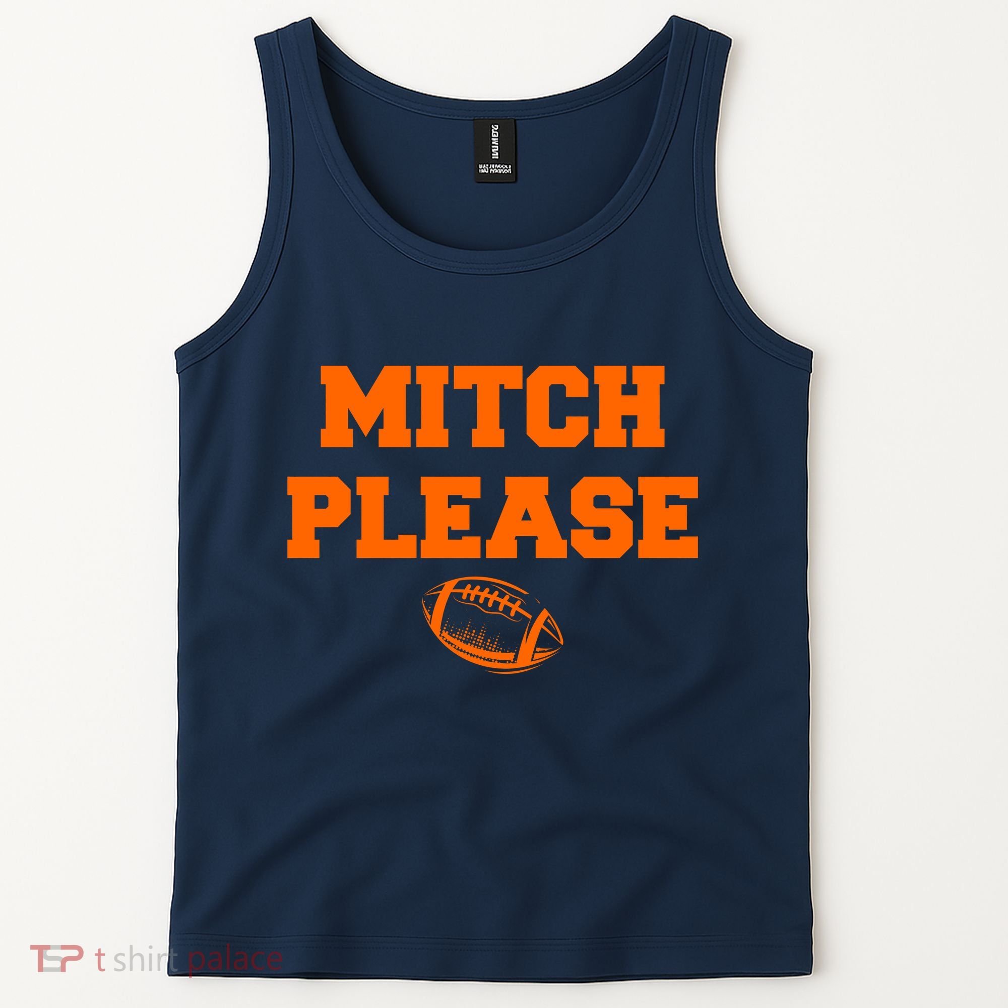 Mitch Please Football Logo Tank Top