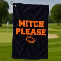 Mitch Please Football Logo Golf Towel thumb 1