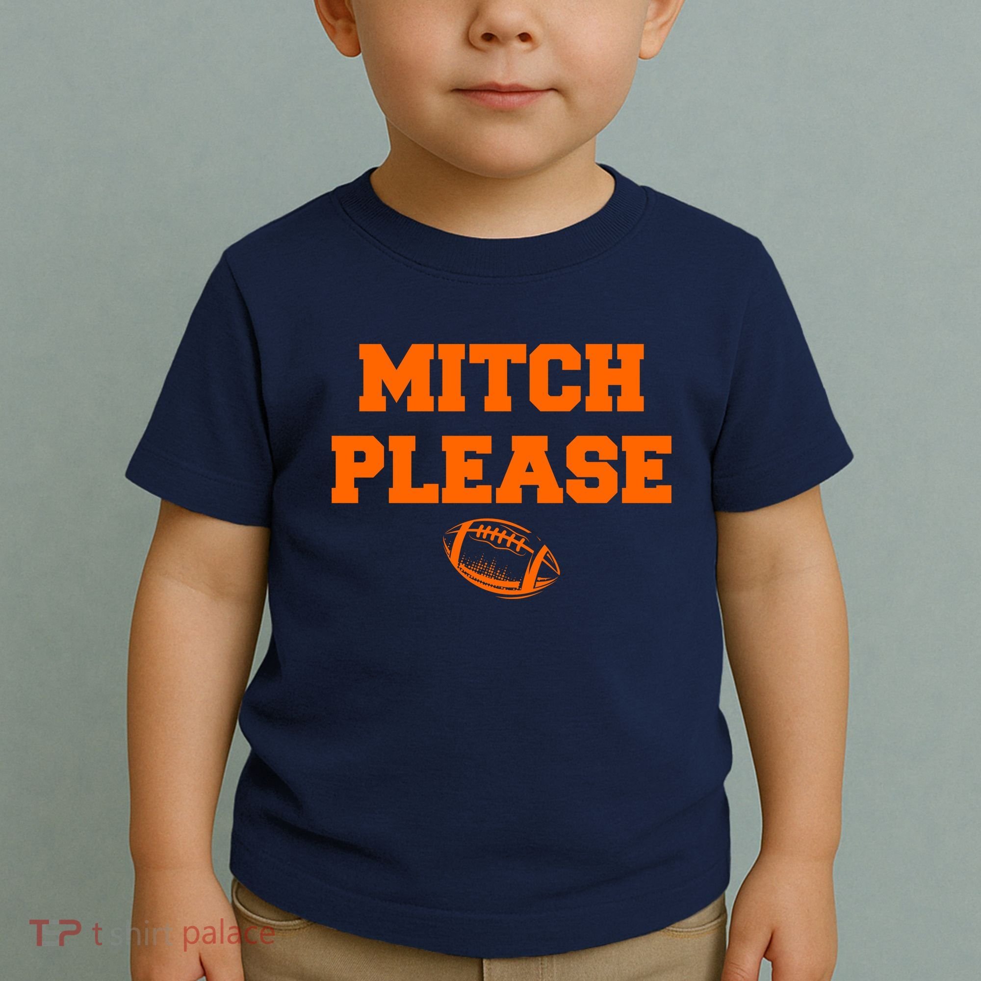 Mitch Please Football Logo Toddler T-Shirt
