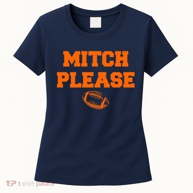 Mitch Please Football Logo Women's T-Shirt