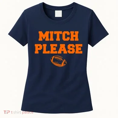 Mitch Please Football Logo Women's T-Shirt