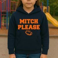 Mitch Please Football Logo Kids Hoodie thumb 3
