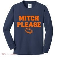 Mitch Please Football Logo Kids Long Sleeve Shirt thumb 0