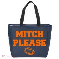 Mitch Please Football Logo Tote Bag thumb 0