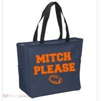 Mitch Please Football Logo Tote Bag thumb 2