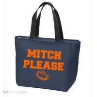 Mitch Please Football Logo Tote Bag thumb 3