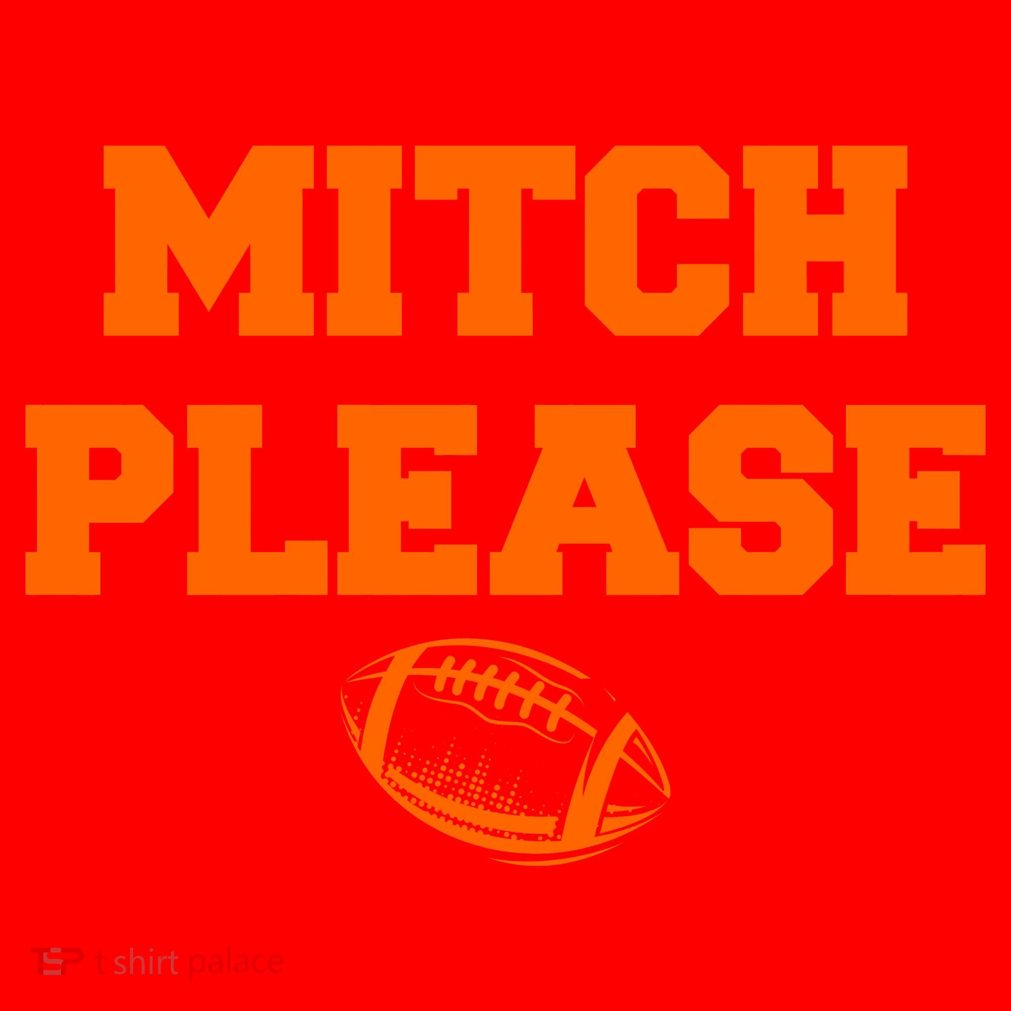 Mitch Please Football Logo Santa Hat