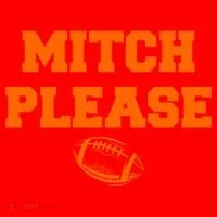 Mitch Please Football Logo Santa Hat thumb 1
