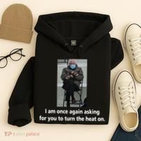 Mittens Bernie Sanders Inauguration Turn On The Heat Hoodie thumb 4