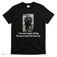 Mittens Bernie Sanders Inauguration Turn On The Heat T-Shirt thumb 0