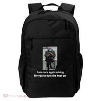 Mittens Bernie Sanders Inauguration Turn On The Heat Backpack thumb 0