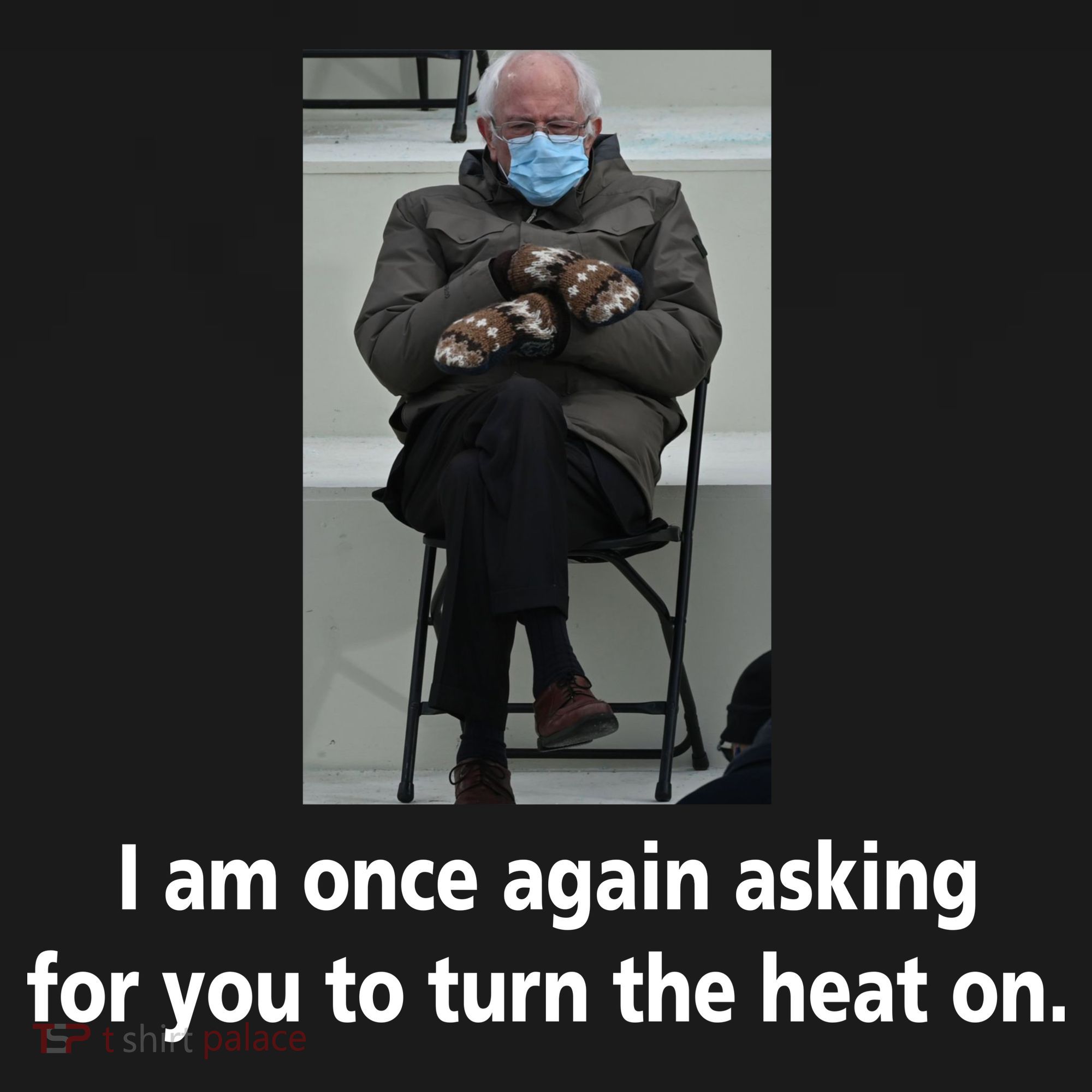 Mittens Bernie Sanders Inauguration Turn On The Heat Ornament