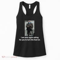 Mittens Bernie Sanders Inauguration Turn On The Heat Women's Tank Top thumb 0