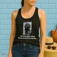 Mittens Bernie Sanders Inauguration Turn On The Heat Women's Tank Top thumb 2
