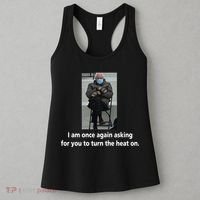 Mittens Bernie Sanders Inauguration Turn On The Heat Women's Tank Top thumb 3