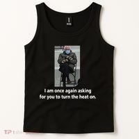 Mittens Bernie Sanders Inauguration Turn On The Heat Tank Top thumb 2
