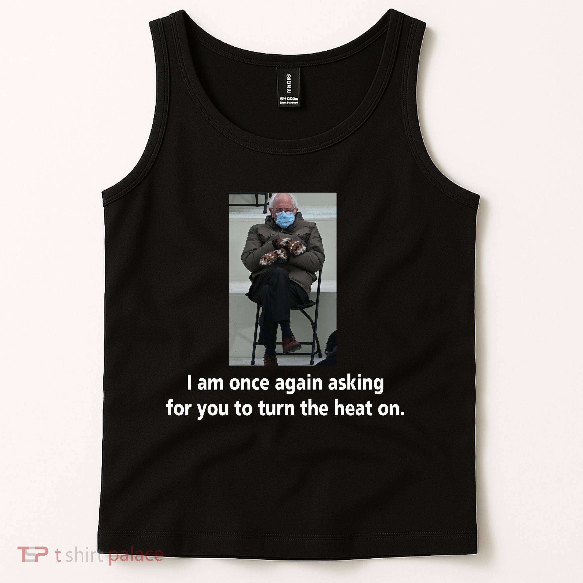 Mittens Bernie Sanders Inauguration Turn On The Heat Tank Top