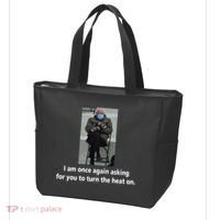 Mittens Bernie Sanders Inauguration Turn On The Heat Tote Bag thumb 3