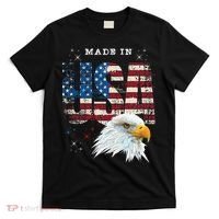 Made In Usa Patriotic American Flag Bald Eagle America T-Shirt thumb 0