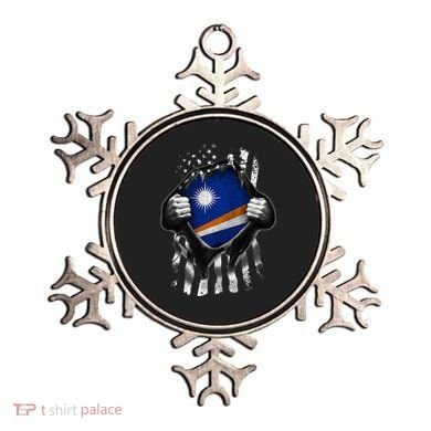 Marshall Islands Usa Flag Marshallese American Ornament