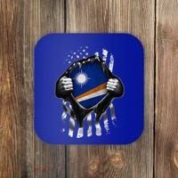 Marshall Islands Usa Flag Marshallese American Coaster thumb 0