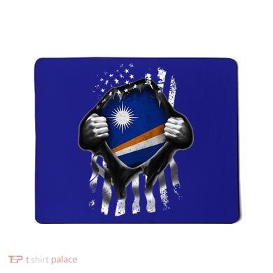 Marshall Islands Usa Flag Marshallese American Mousepad