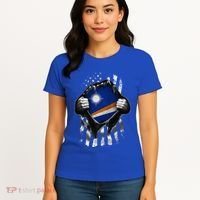 Marshall Islands Usa Flag Marshallese American Women's T-Shirt thumb 4
