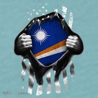 Marshall Islands Usa Flag Marshallese American Sueded Cloud Jersey T-Shirt thumb 2