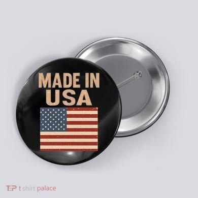 Made in USA Button