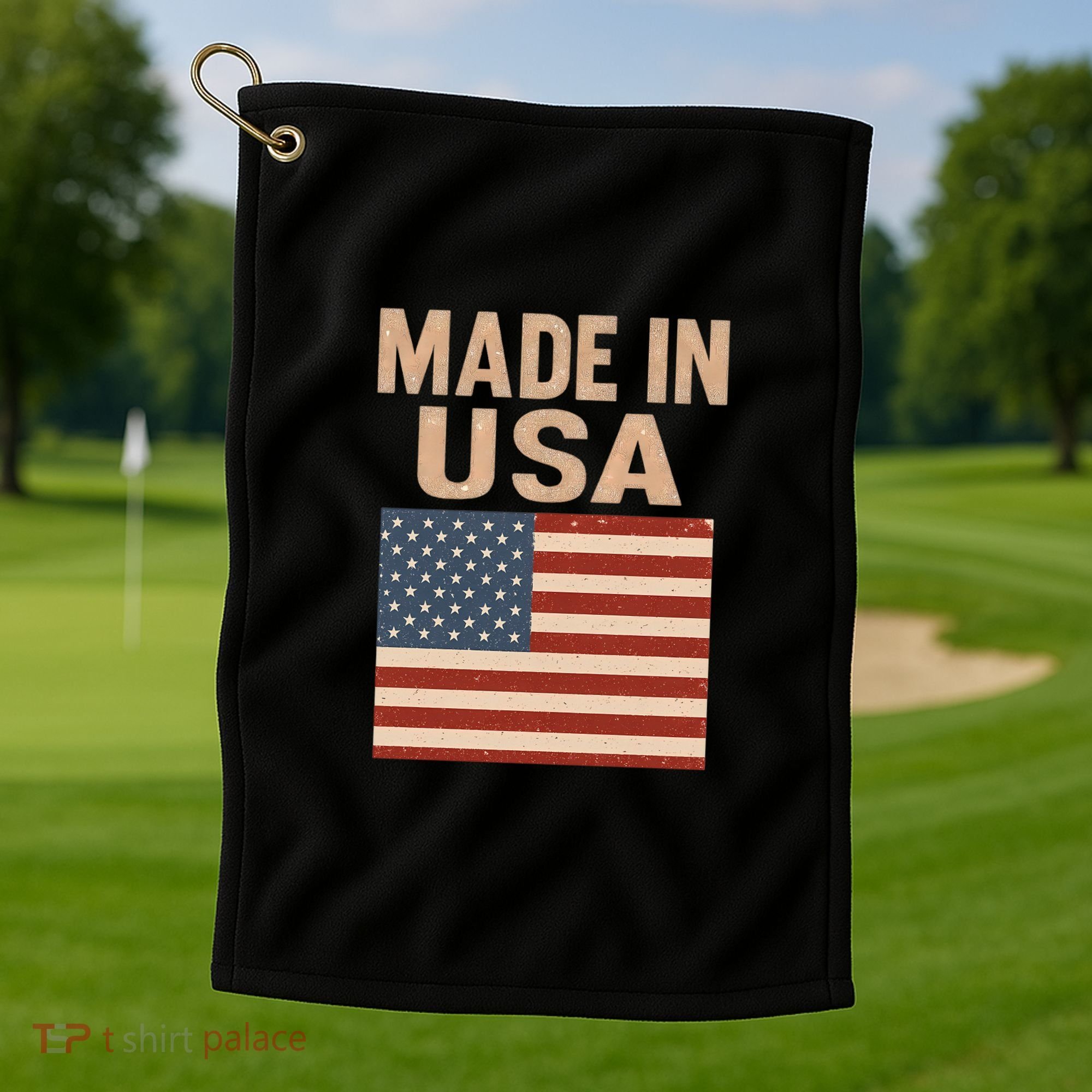 Made in USA Golf Towel