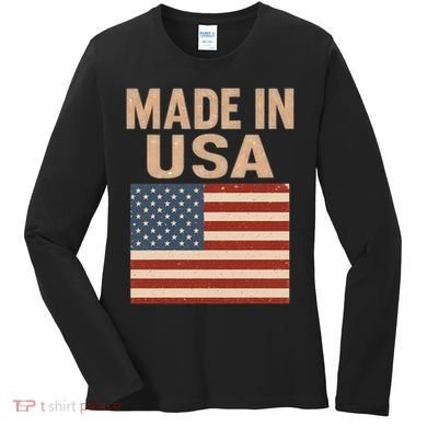 Made in USA Women's Long Sleeve Shirt