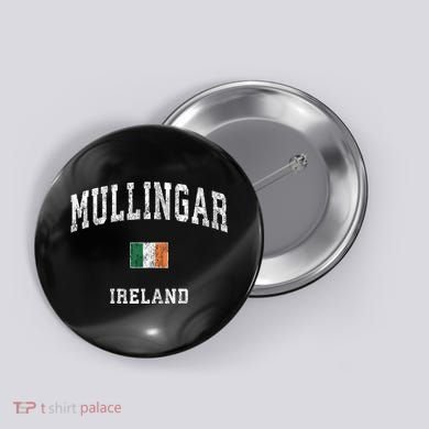 Mullingar Ireland Vintage Athletic Sports Button
