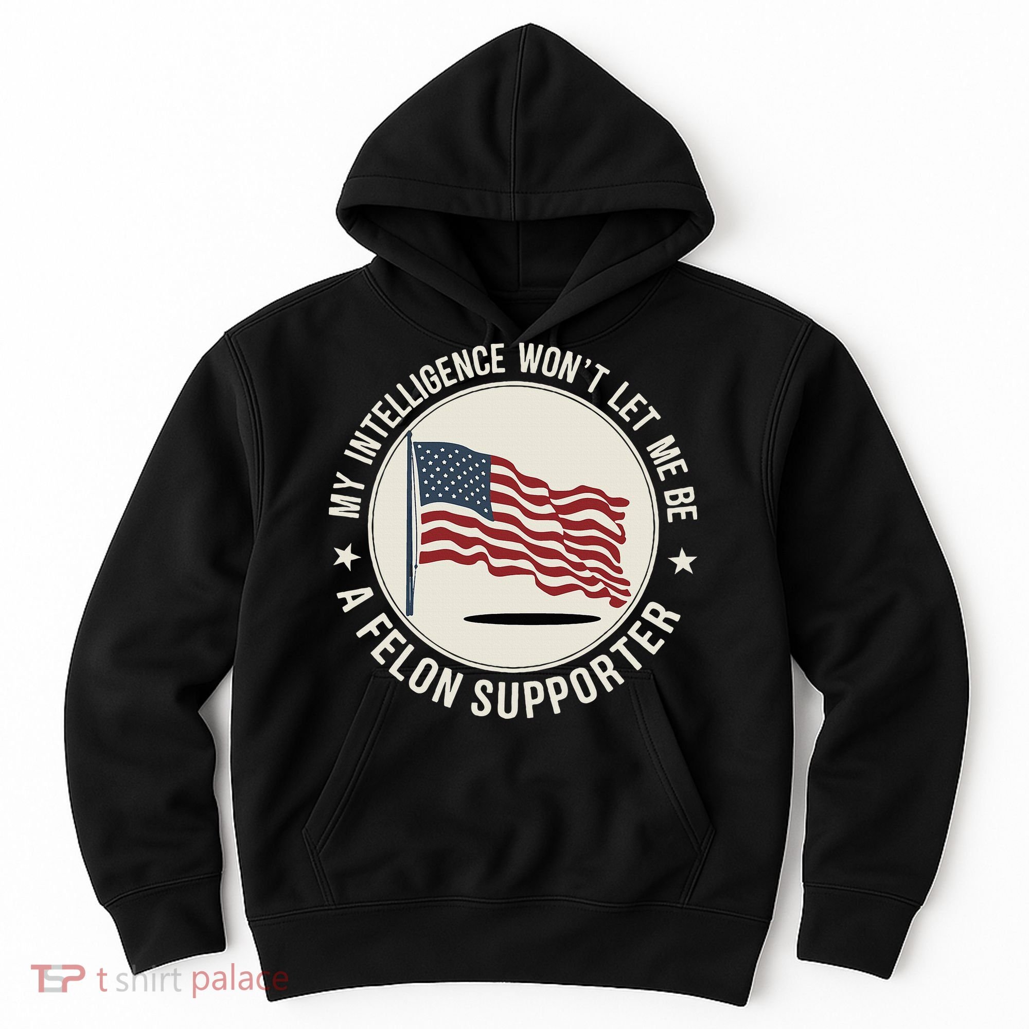 My Intelligence WonT Let Me Be A Felon Supporter Hoodie