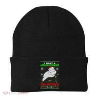 Math I Want A Hippopotenuse For Christmath Ugly Sweater Xmas Gift Beanie thumb 0