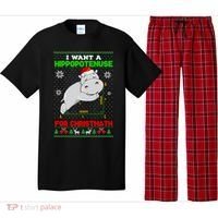Math I Want A Hippopotenuse For Christmath Ugly Sweater Xmas Gift Pajama Set thumb 0