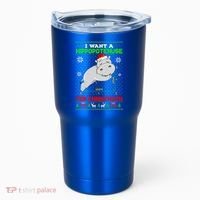 Math I Want A Hippopotenuse For Christmath Ugly Sweater Xmas Gift Tumbler thumb 0