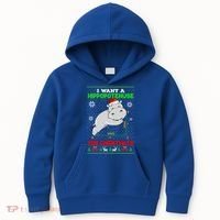 Math I Want A Hippopotenuse For Christmath Ugly Sweater Xmas Gift Kids Hoodie thumb 0