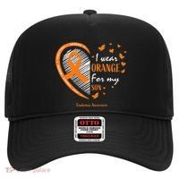 Mom I Wear Orange For My Son Leukemia Awareness Hat thumb 0
