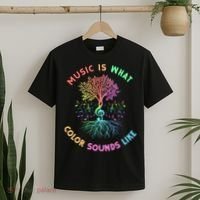 Music Is What Color Sounds Like T-Shirt thumb 2
