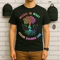 Music Is What Color Sounds Like T-Shirt thumb 6