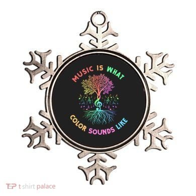 Music Is What Color Sounds Like Ornament