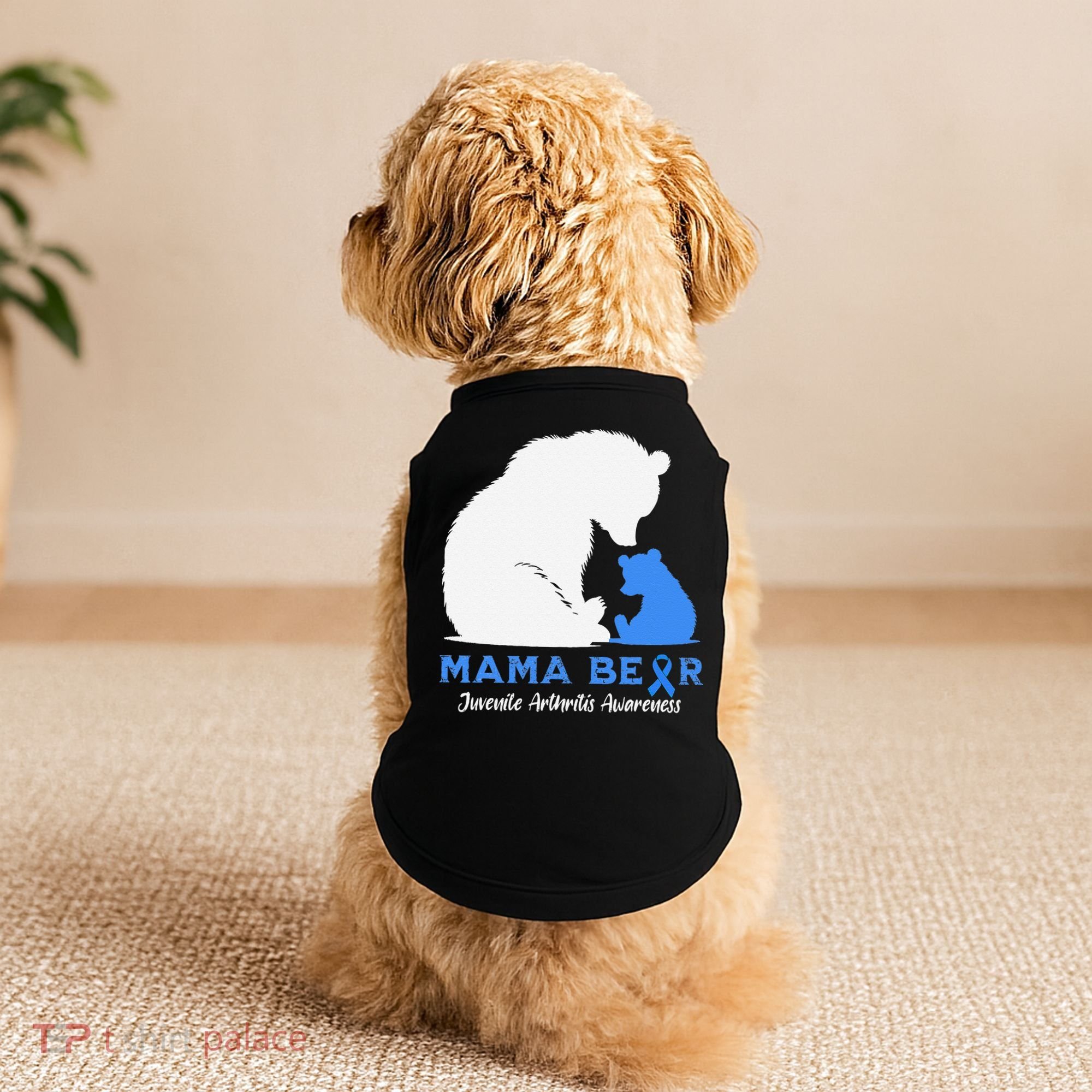 Mama-Bear Juvenile Arthritis Awareness Doggie Tank