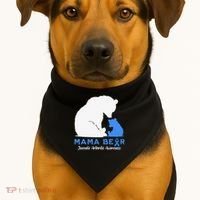 Mama-Bear Juvenile Arthritis Awareness USA-Made Doggie Bandana thumb 1