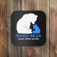 Mama-Bear Juvenile Arthritis Awareness Coaster thumb 0