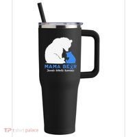 Mama-Bear Juvenile Arthritis Awareness 40oz Vacuum Insulated Stainless Steel Travel Tumbler thumb 0