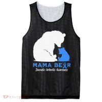 Mama-Bear Juvenile Arthritis Awareness Mesh Reversible Basketball Jersey Tank thumb 0